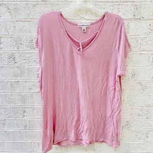 Flowy Pink Lounging Shirt